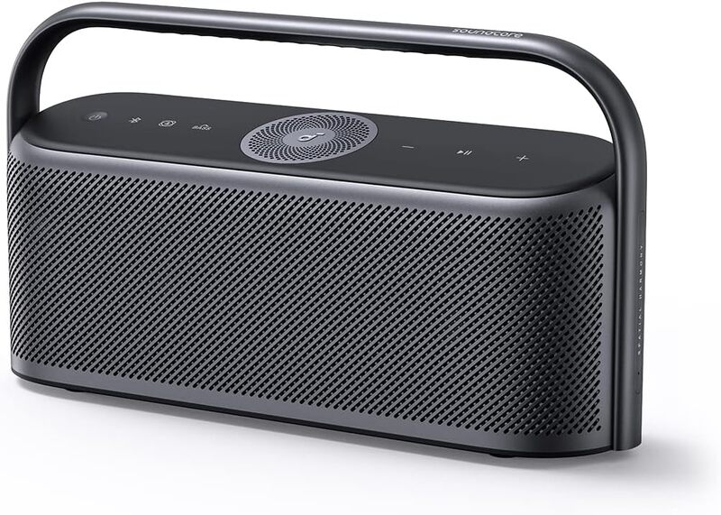 Anker Soundcore Motion X600 Portable Bluetooth Speaker with Wireless Hi-Res Spatial Audio 50W, BLACK